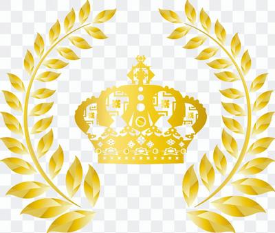 Free illustration Free material Crown frame Free illustration Free material Crown frame