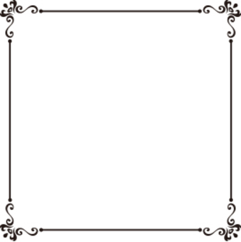 Decorative frame black and white Decorative frame black and white