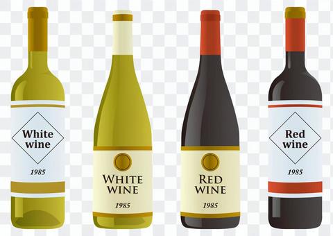 Wine bottle material set Wine bottle material set