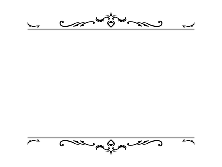 Vintage top and bottom frame Vintage top and bottom frame