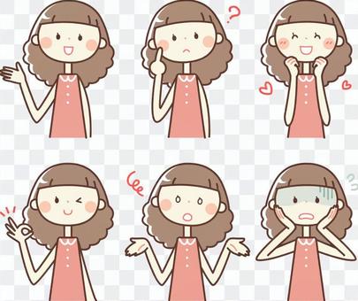 Simple person _ Long-haired women Simple person _ Long-haired women