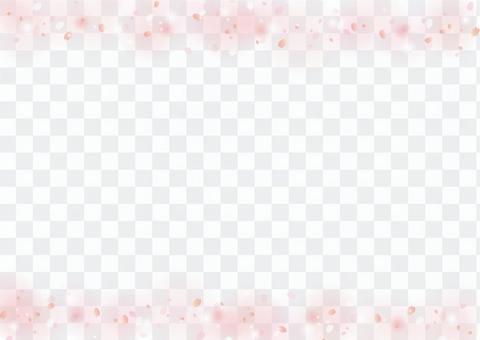Cherry blossom petal frame Cherry blossom petal frame