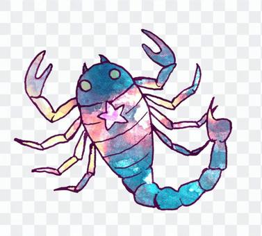 Galaxy-colored Scorpio Galaxy-colored Scorpio
