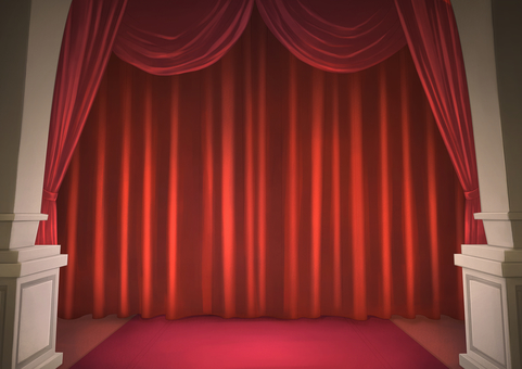 Stage curtain background illustration Stage curtain background illustration