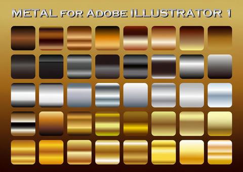 Metal color gradation set 1 Metal color gradation set 1