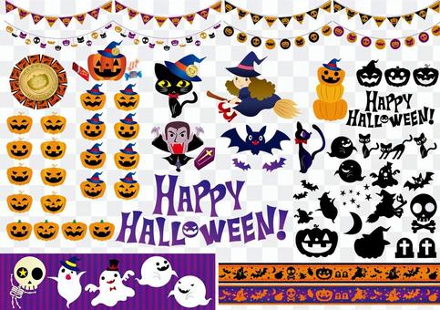Halloween illustration collection Halloween illustration collection