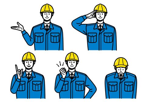 Men in work clothes 2 (pose set) Men in work clothes 2 (pose set)