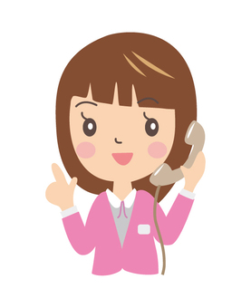 Reception woman Reception woman