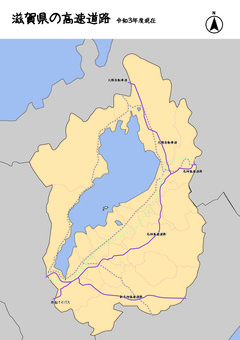 Shiga Prefecture Shiga Expressway Road Japan Map Shiga Prefecture Shiga Expressway Road Japan Map