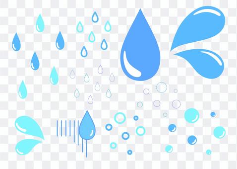 Cold sweat-sweat-drops-expression set 1 Cold sweat-sweat-drops-expression set 1