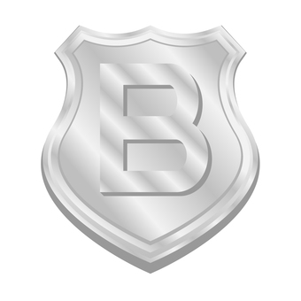 B rank medal emblem B rank medal emblem