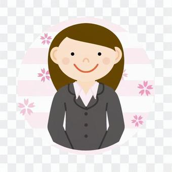 Suit woman 2 (circle) Suit woman 2 (circle)