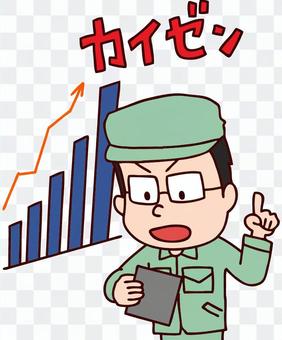 Illustration of business improvement Illustration of business improvement