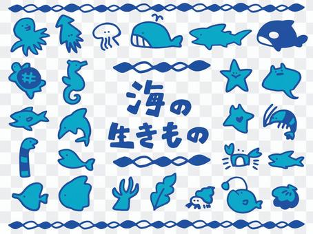 Sea creatures Sea creatures