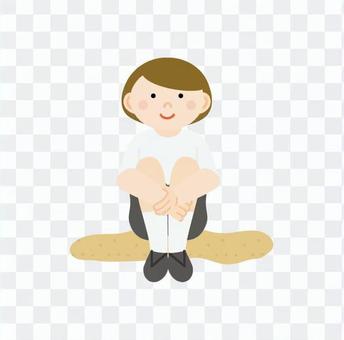Sitting girls Sitting girls