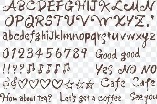 Alphabet hand drawing Alphabet hand drawing