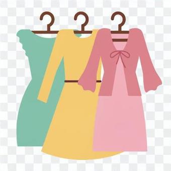 One piece hanging on a hanger One piece hanging on a hanger
