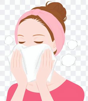 フェイスケア蒸しタオル フェイスケア蒸しタオル