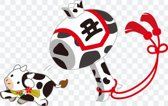 丑が出てくる打ち出の小槌 丑が出てくる打ち出の小槌
