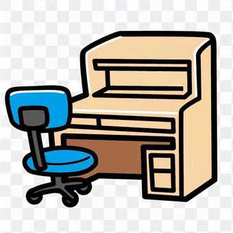 Learning desk simple thick line study desk Learning desk simple thick line study desk