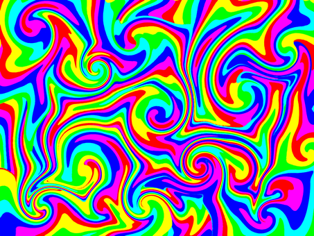 Psychedelic color_marble pattern Psychedelic color_marble pattern