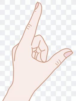 Hands and fingers pinch out this much Hands and fingers pinch out this much