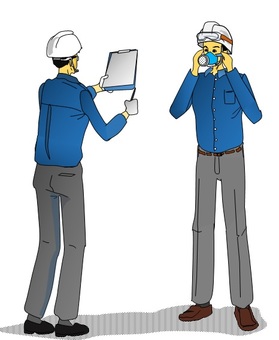 Confirmation of protective equipment before work Confirmation of protective equipment before work