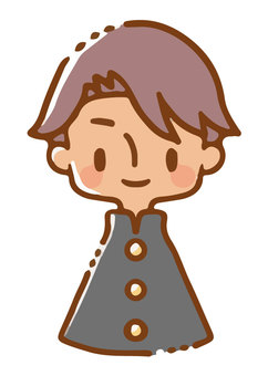 Image of a boy wearing a school uniform Image of a boy wearing a school uniform