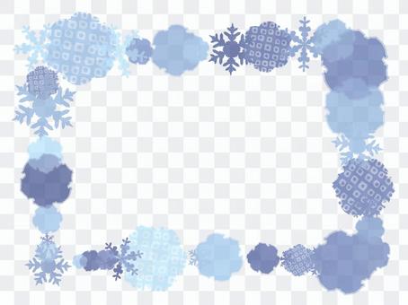 Snow ring frame (blue) Snow ring frame (blue)