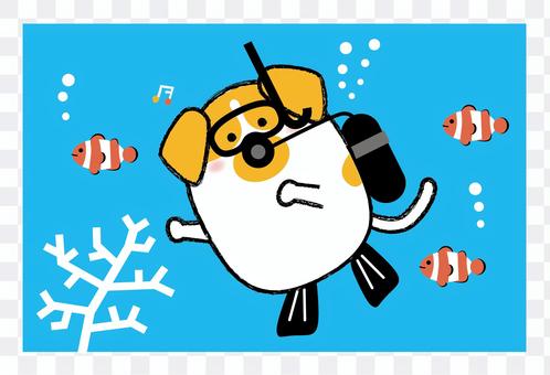 Dog_scuba diving Dog_scuba diving