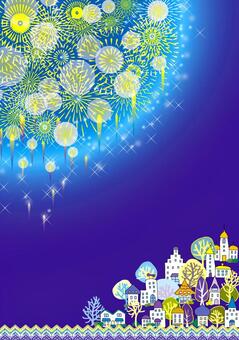 Townscape Vertical _ Fireworks Townscape Vertical _ Fireworks