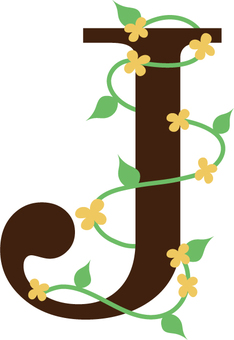 Flower letter alphabet Flower letter alphabet
