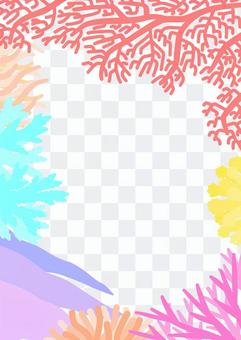 Coral frame Coral frame