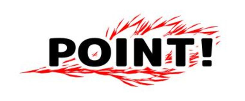 POINT! Logo mark POINT! Logo mark