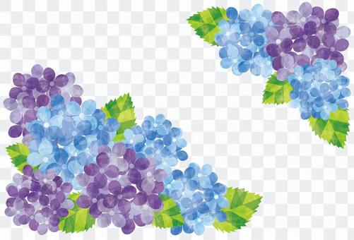 Flower frame / hydrangea Flower frame / hydrangea