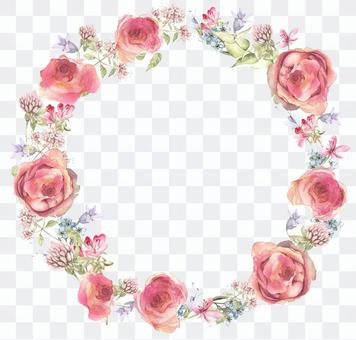 Lease 1 - subtle color rose garland Lease 1 - subtle color rose garland