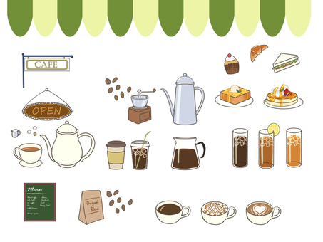 Fashionable cafe set Fashionable cafe set
