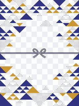 Japanese style / geometric pattern frame 04 Japanese style / geometric pattern frame 04