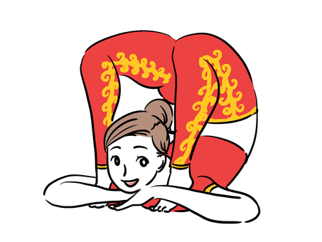 Female of the Chinese Acrobatic Troupe Female of the Chinese Acrobatic Troupe