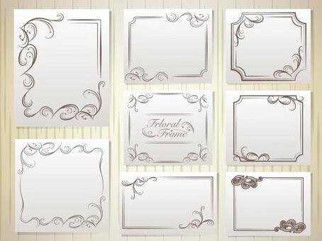 Elegant decorative ruler frame Elegant decorative ruler frame