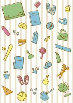 Background pattern school Background pattern school