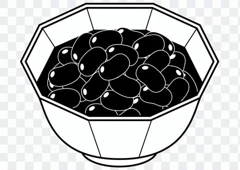 Sweet boiled beans-1c Sweet boiled beans-1c