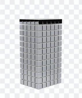 3D rendering block tower 3D rendering block tower