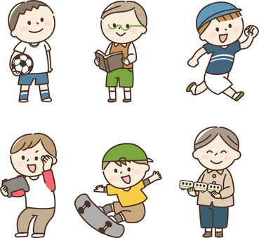 Boy's hobby feat set Boy's hobby feat set