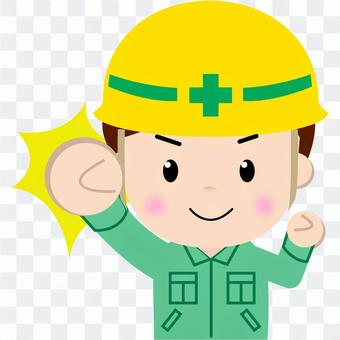 Construction worker _ upper body (motivation) Construction worker _ upper body (motivation)