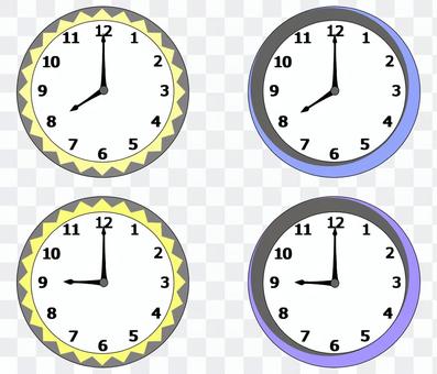Clock (8, 20, 9, 21) Clock (8, 20, 9, 21)