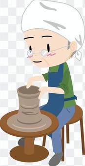 Ceramics (old man) Ceramics (old man)