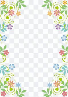 Vines and flowers _ Frame _ Vertical 1916 Vines and flowers _ Frame _ Vertical 1916