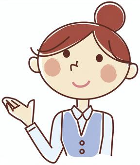 Female employee Female employee