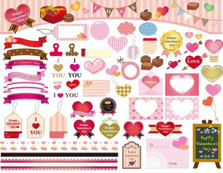 Valentine's material collection Valentine's material collection